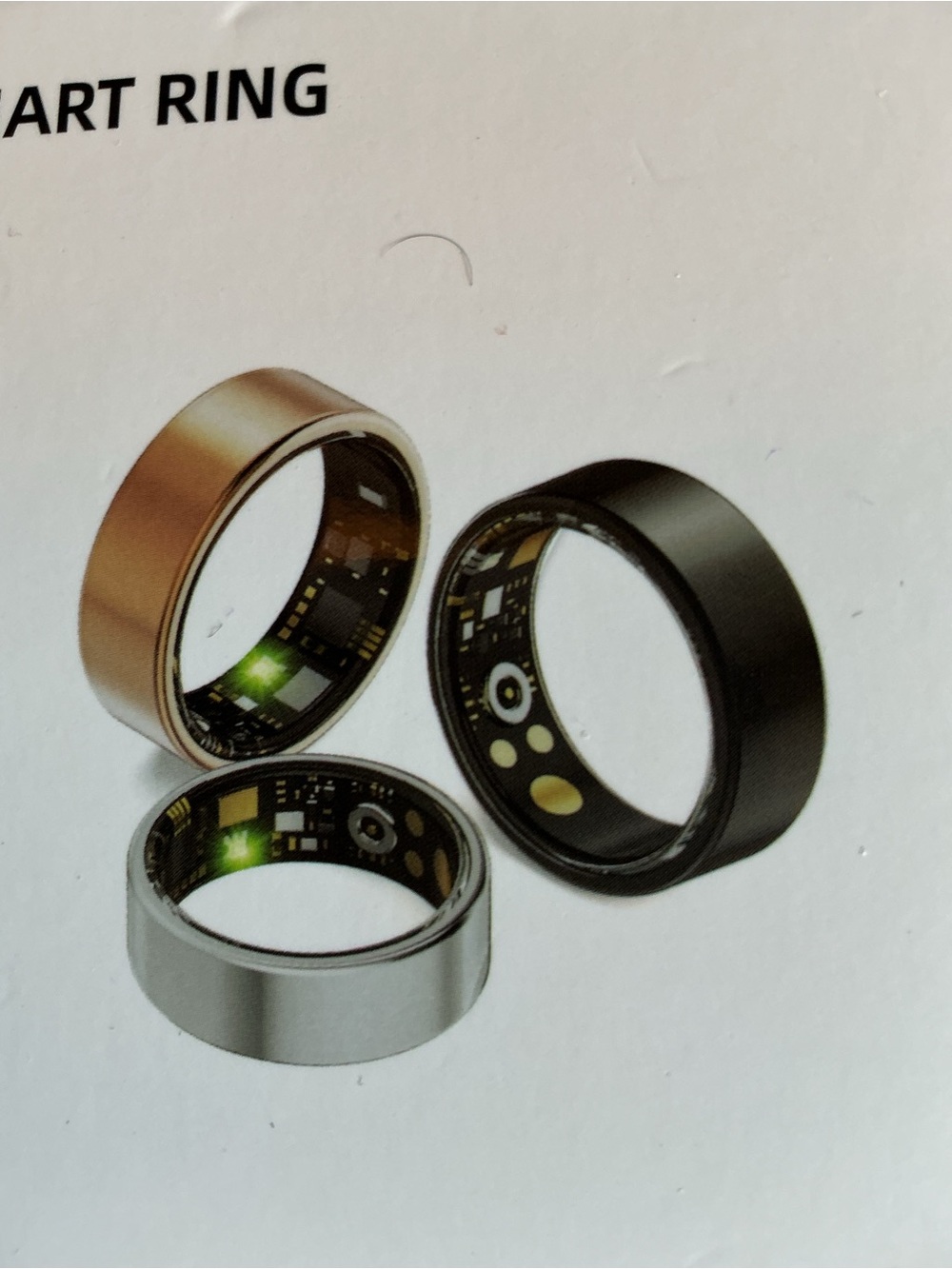 ⭐ Smart Ring Fitness Tracker Sleep Heart Rate Monitor iOS Android